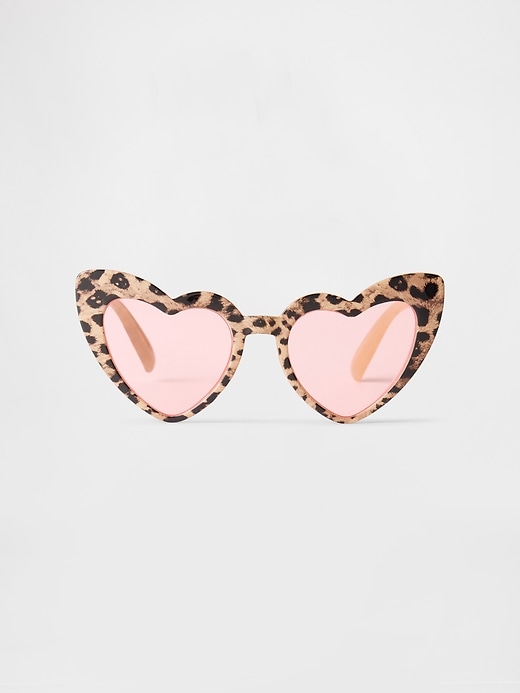 kleinkind-sonnenbrille aus recyceltem leopardenherz