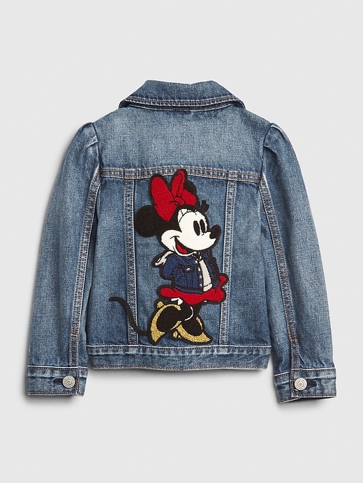 gap × disney baby kleinkind minnie mouse icon jeansjacke
