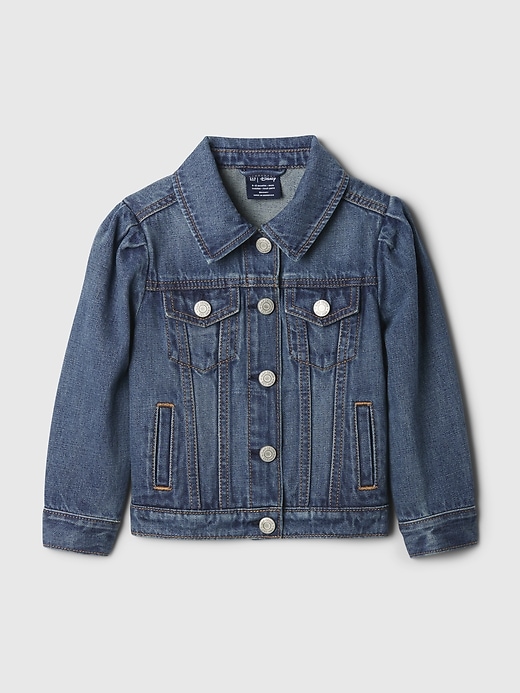 gap × disney baby kleinkind minnie mouse icon jeansjacke