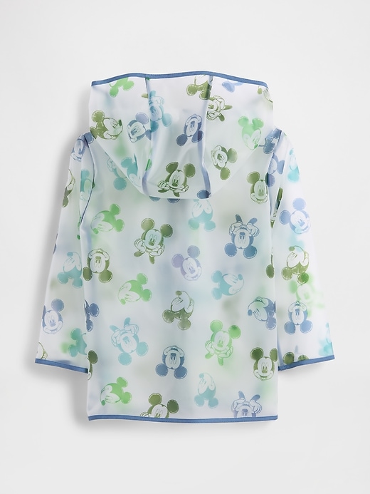 gap × disney baby- und kleinkind-regenmantel mit mickey mouse