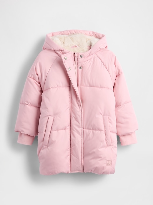 baby- und kleinkind-steppjacke dick gepolstert
