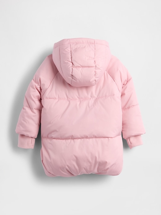 baby- und kleinkind-steppjacke dick gepolstert