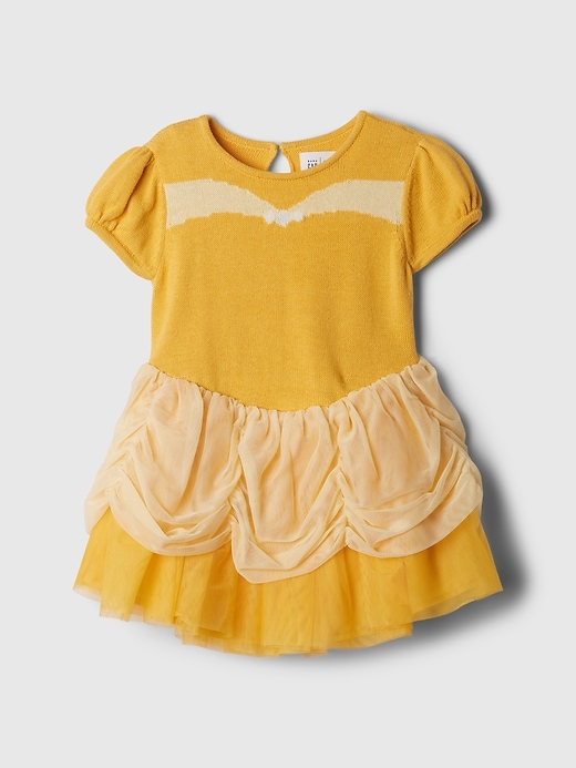 gap × disney baby- und kleinkinder-prinzessin belle tüllkleid