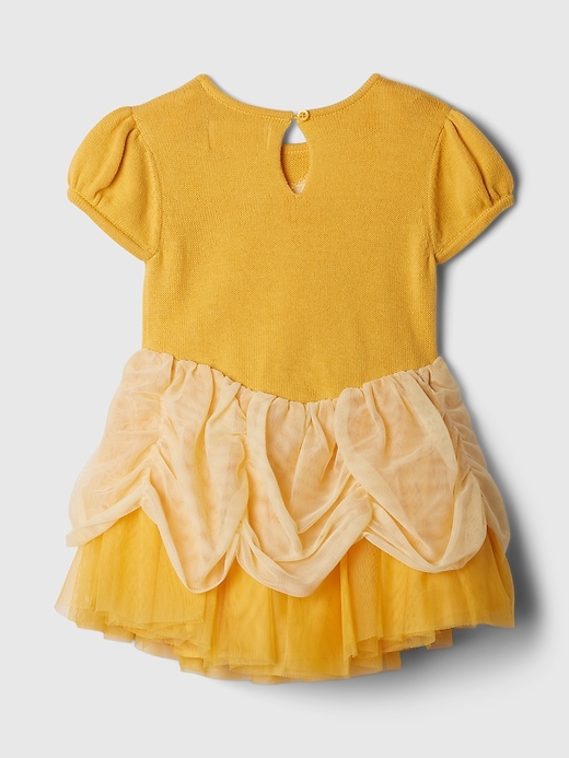 gap × disney baby- und kleinkinder-prinzessin belle tüllkleid