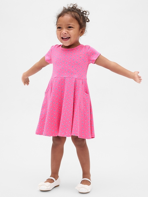 baby- und kleinkind-drehkleid zum kombinieren