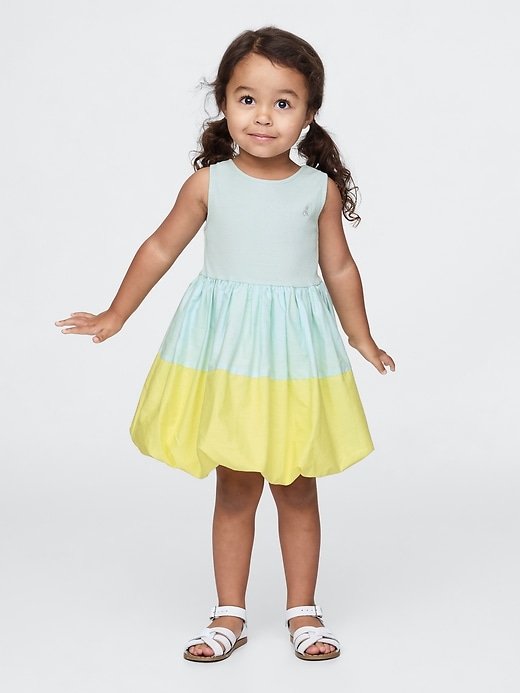 baby- und kleinkind-mixed-media-bubble-kleid