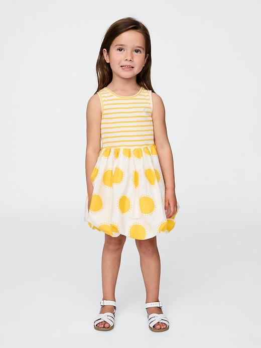 baby- und kleinkind-mixed-media-bubble-kleid
