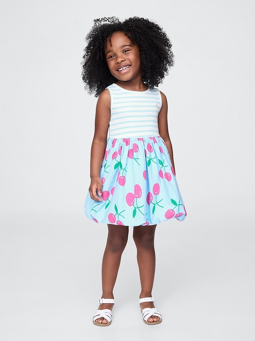 baby- und kleinkind-mixed-media-bubble-kleid