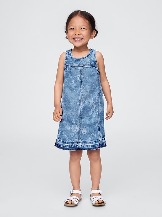 jeans-tankkleid für babys und kleinkinder