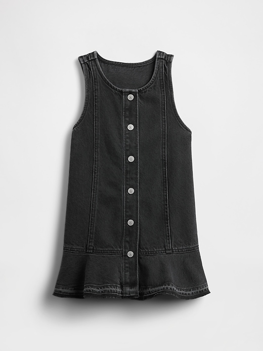 jeanskleid mit schößchensaum für babys und kleinkinder