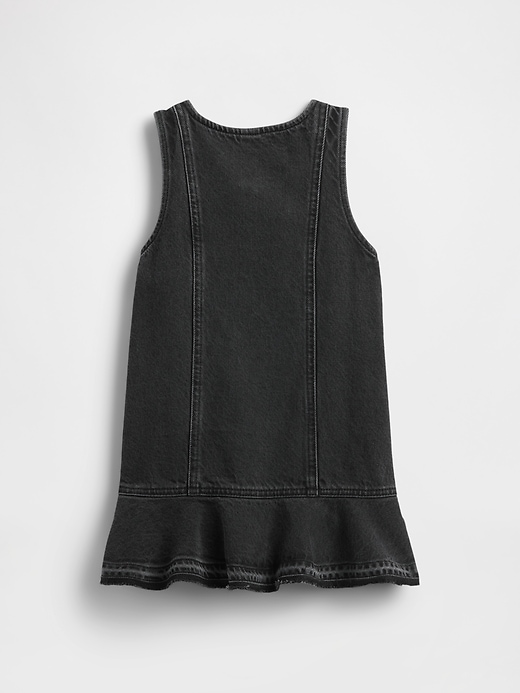 jeanskleid mit schößchensaum für babys und kleinkinder