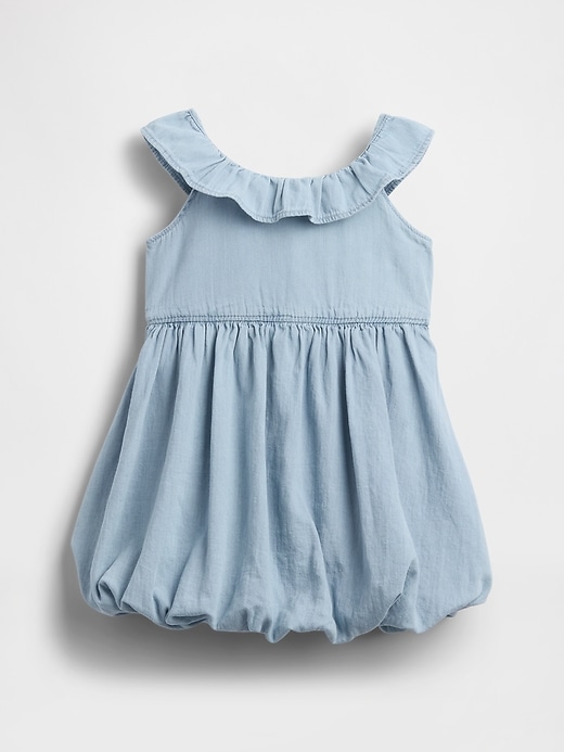 jeans-blasenkleid für babys und kleinkinder