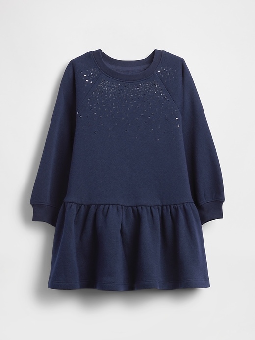 sweatshirtkleid für babys und kleinkinder