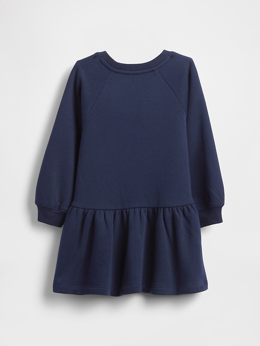 sweatshirtkleid für babys und kleinkinder