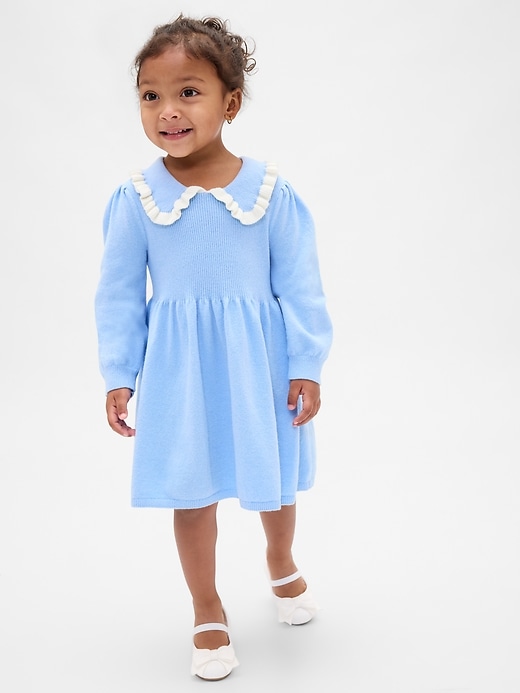 baby- und kleinkind-cashsoft-strickkleid