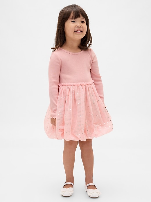 baby- und kleinkind-mixed-media-bubble-kleid