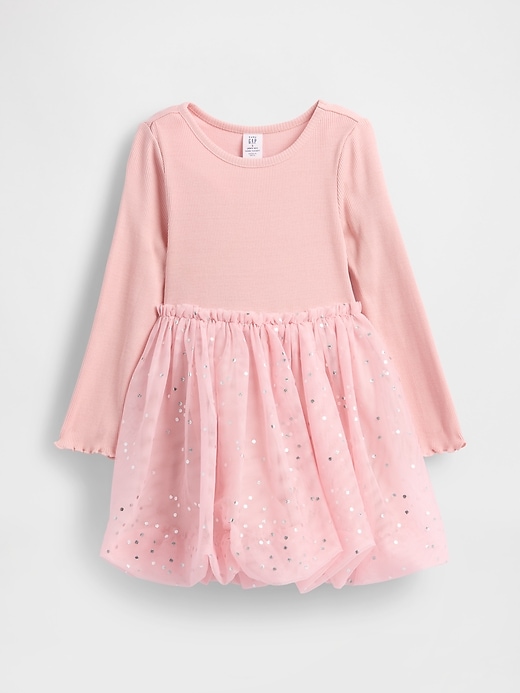 baby- und kleinkind-mixed-media-bubble-kleid