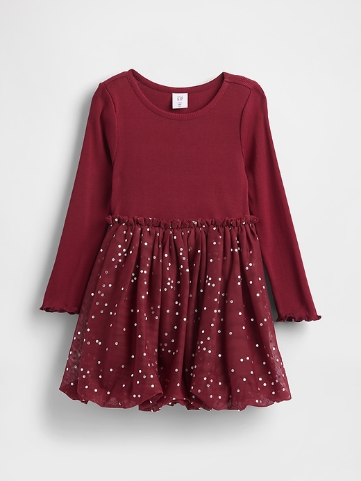 baby- und kleinkind-mixed-media-bubble-kleid