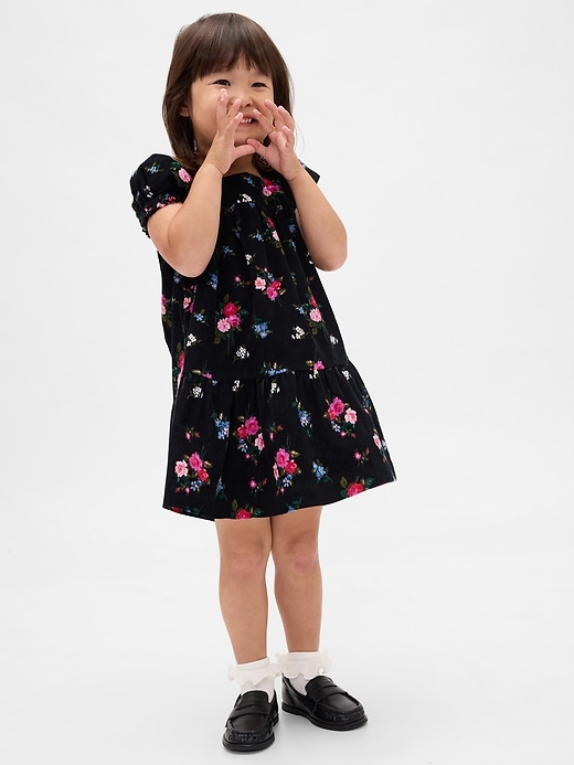 cordkleid für babys und kleinkinder mit stufenrock