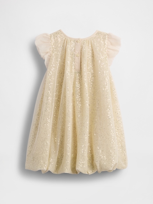 pailletten-tüllkleid für babys und kleinkinder