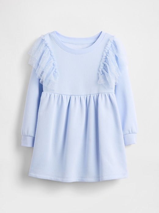 baby- und kleinkind-tüll-sweatshirtkleid