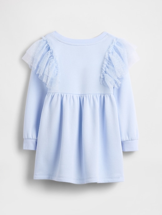 baby- und kleinkind-tüll-sweatshirtkleid