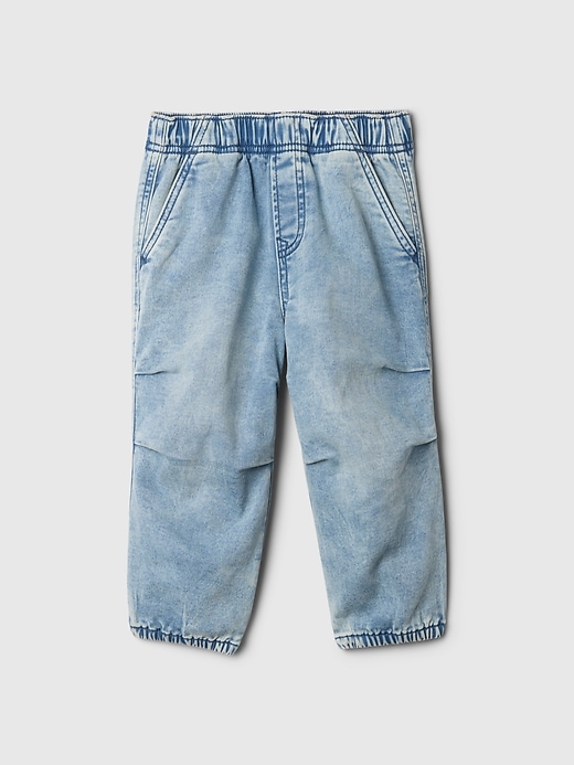 baby- und kleinkind-fallschirm-jogginghose jeans