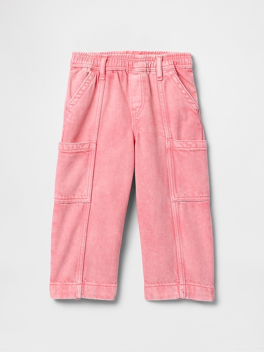 ultraweiche cargo-jeans zum hineinschlüpfen für babys und kleinkinder