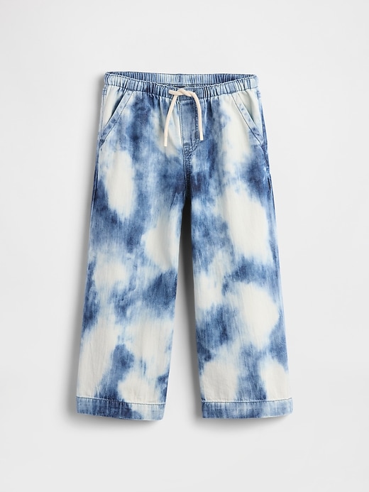 baby- und kleinkind-jeans aus denim zum hineinschlüpfen baggy-jeans