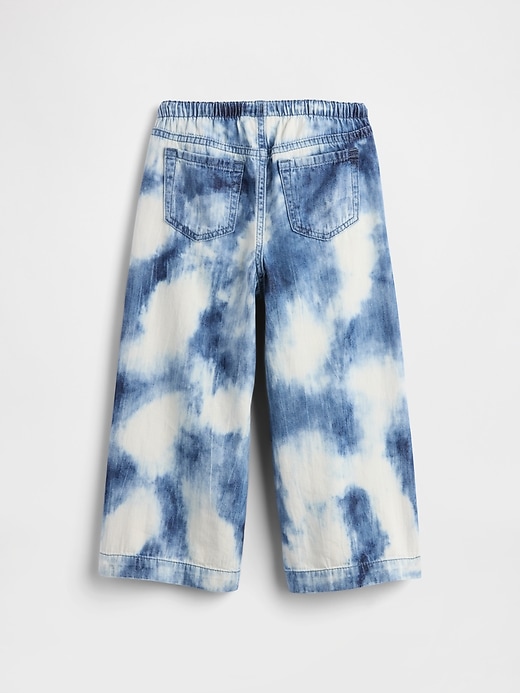baby- und kleinkind-jeans aus denim zum hineinschlüpfen baggy-jeans