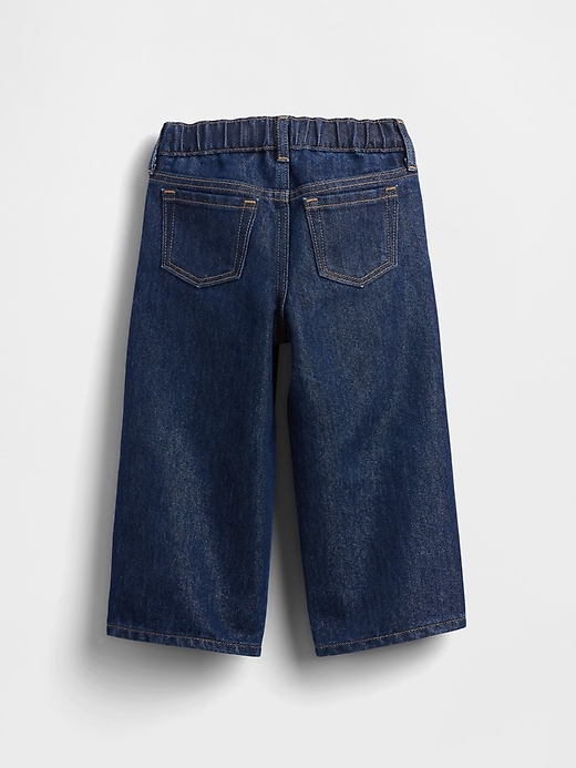 metallic-jeans zum hineinschlüpfen für babys und kleinkinder baggy-jeans zum Überziehen