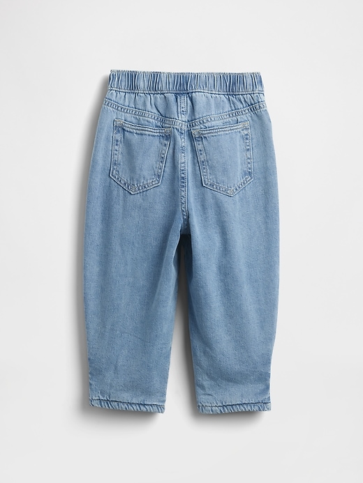 baby- und kleinkind-jeans mit kuscheligem futter