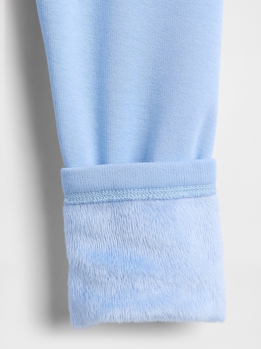 baby- und kleinkind-leggings mit kuscheligem futter