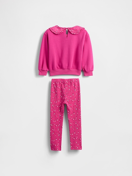vintagesoft sweatshirt- und leggings-set für babys und kleinkinder