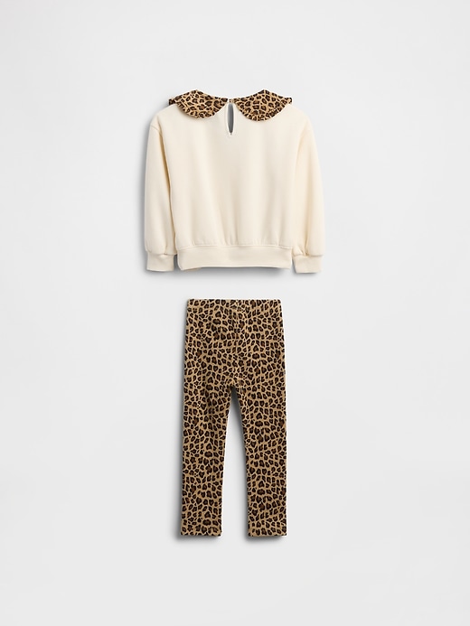vintagesoft sweatshirt- und leggings-set für babys und kleinkinder