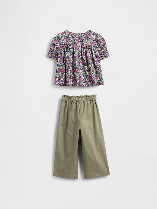 baby- und kleinkind-blumen-outfit-set