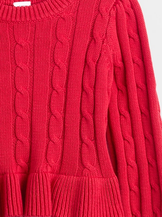baby- und kleinkind-zopfstrickpullover-set