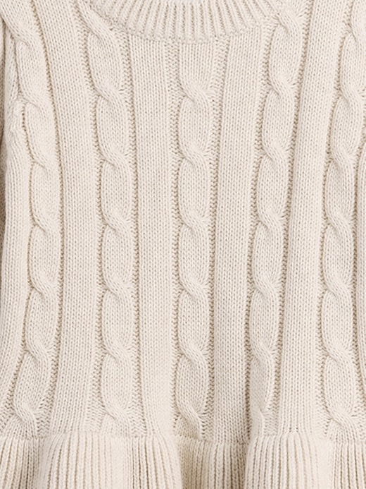 baby- und kleinkind-zopfstrickpullover-set