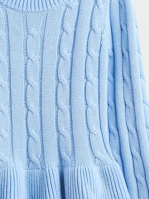 baby- und kleinkind-zopfstrickpullover-set