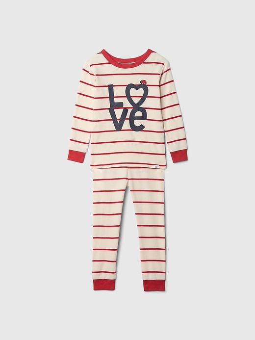 baby- und kleinkind-schlafanzug-set aus bio-baumwolle