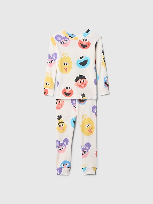 sesamstraße bio-pyjama-set für babys und kleinkinder