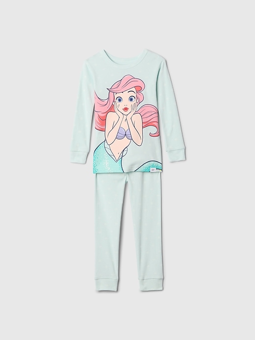 gap × disney baby bio-pyjama-set aus gebürsteter baumwolle prinzessinnen-stil