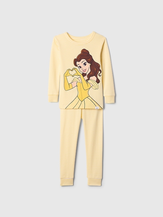 gap × disney baby bio-pyjama-set aus gebürsteter baumwolle prinzessinnen-stil