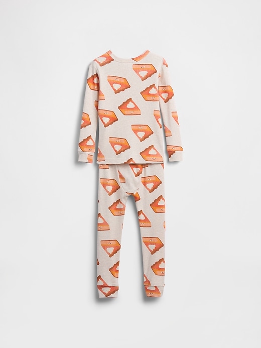baby- und kleinkind-pyjama-set aus bio-baumwolle zum erntedankfest