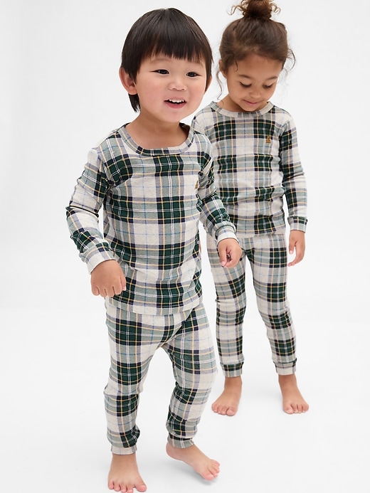 kinder- und baby-pyjama-set aus bio-baumwolle