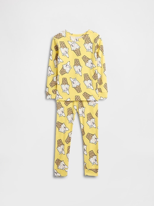 baby- und kleinkind-schlafanzug-set aus bio-baumwolle mit snoopy-motiv