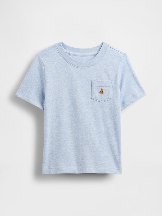 baby- und kleinkind-t-shirt mit tasche zum kombinieren