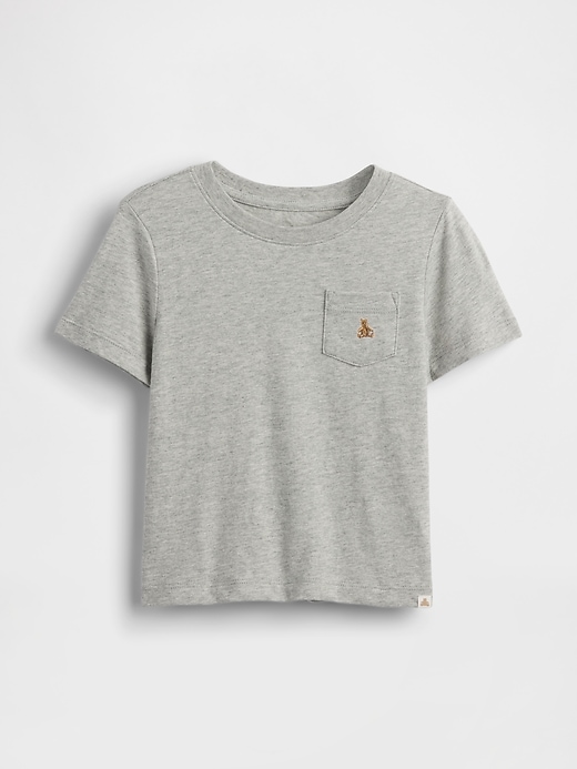 baby- und kleinkind-t-shirt mit tasche zum kombinieren