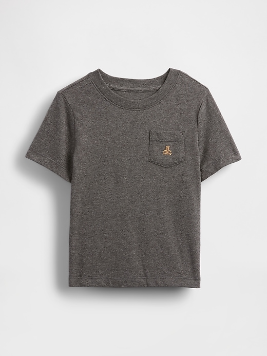 baby- und kleinkind-t-shirt mit tasche zum kombinieren