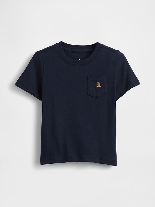 baby- und kleinkind-t-shirt mit tasche zum kombinieren